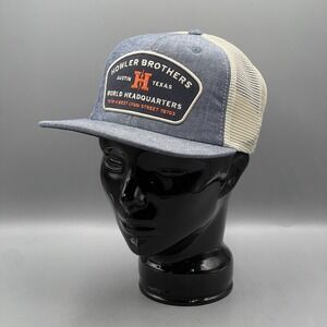 Howler Brothers Baseball Cap Men's World HQ Chambray Patch‎ Local Release Austin